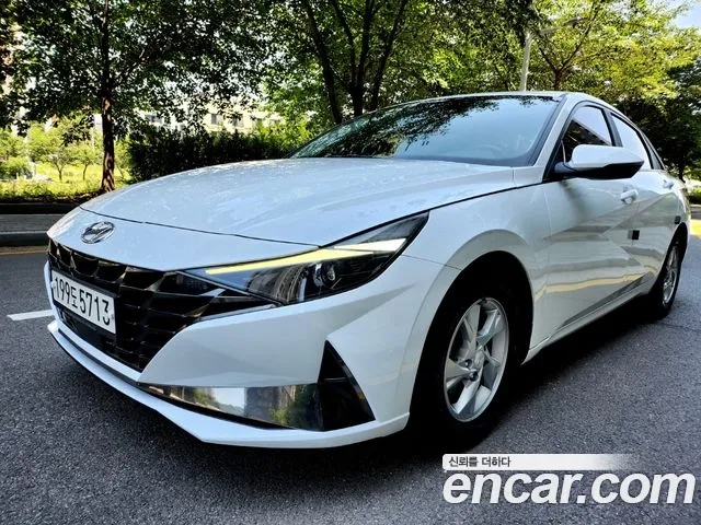 Hyundai Avante (CN7) 2020 Белый из Кореи