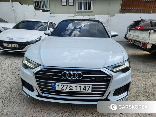 Audi A6 (C8) 2023 Белый из Кореи