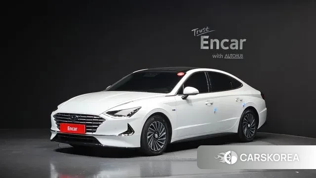 Hyundai Sonata Hybrid (DN8) 2019 Белый из Кореи