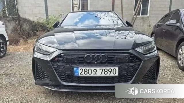 Audi RS7 (4K) 2021 Черный из Кореи