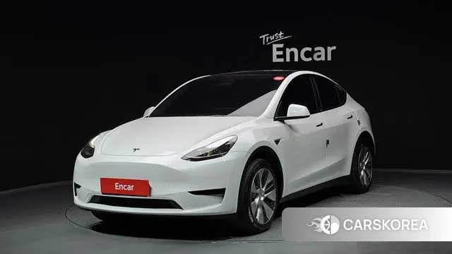 Tesla Model Y 2023 Белый из Кореи