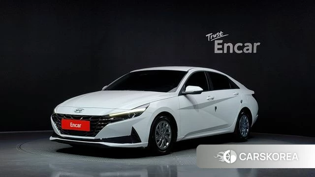 Hyundai Avante (CN7) 2020 Белый из Кореи