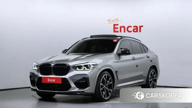 BMW X4M (G02) 2020 Серебристо-серый из Кореи
