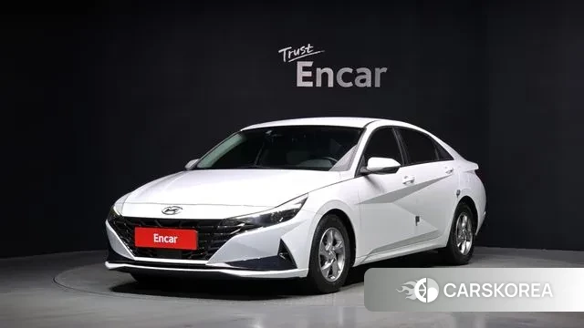Hyundai Avante (CN7) 2021 Белый из Кореи