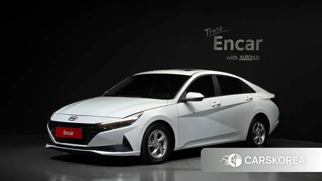 Hyundai Avante (CN7) 2020 Белый из Кореи