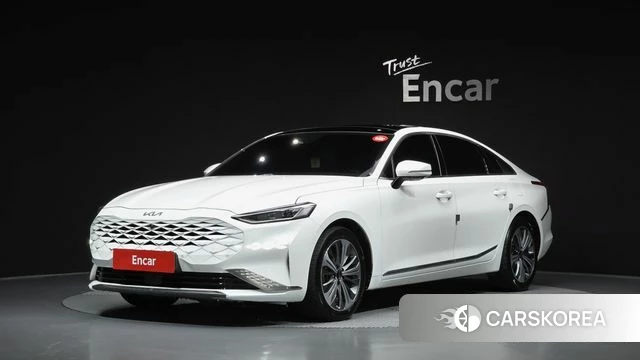 Kia K8 Hybrid 2021 Белый из Кореи