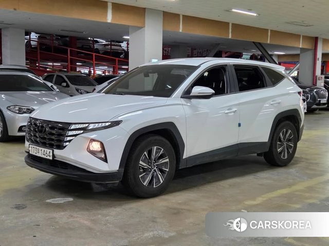 Hyundai Tucson Hybrid (NX4) 2021 Белый из Кореи