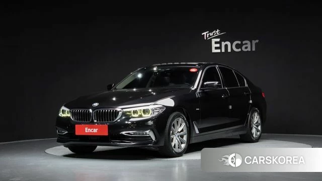 BMW 5 Series (G30) 2018 Черный из Кореи