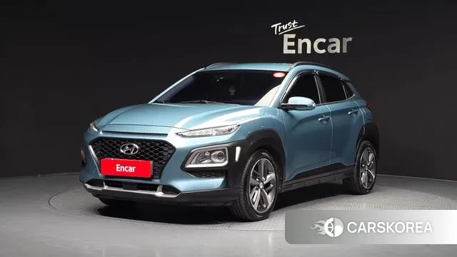 Hyundai Kona 2018 Небесно-голубой из Кореи