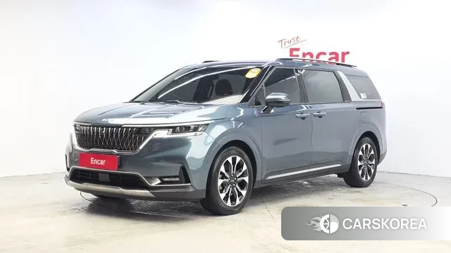 Kia Carnival 4th generation 2021 Небесно-голубой из Кореи