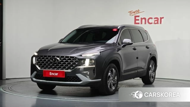 Hyundai The New Santa Fe 2022 Серый из Кореи