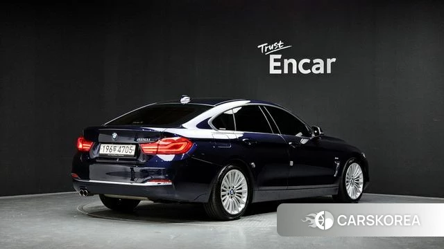 BMW 4 Series (F32) 2018 Синий из Кореи