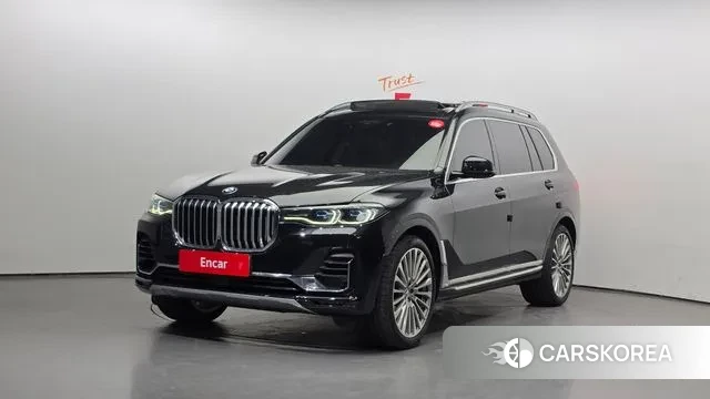 BMW X7 (G07) 2019 Черный из Кореи