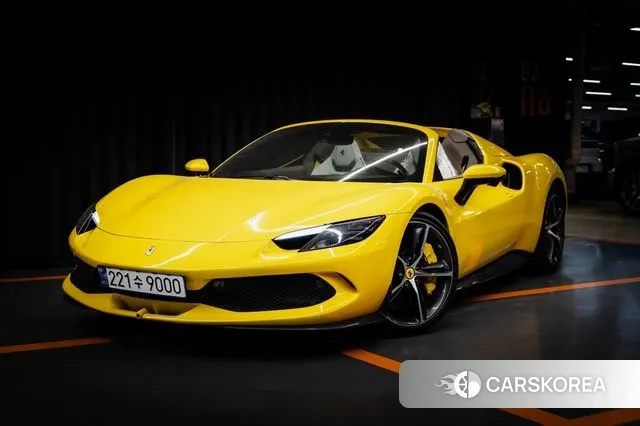 Ferrari 296 GTS 2024 Желтый из Кореи