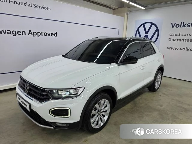 Volkswagen T-Roc 2022 Белый из Кореи