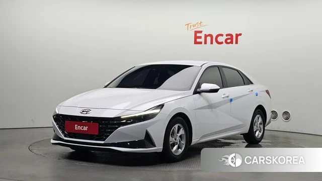 Hyundai Avante (CN7) 2020 Белый из Кореи