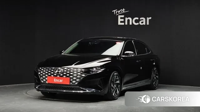 Hyundai The New Grandeur IG Hybrid 2020 Черный из Кореи