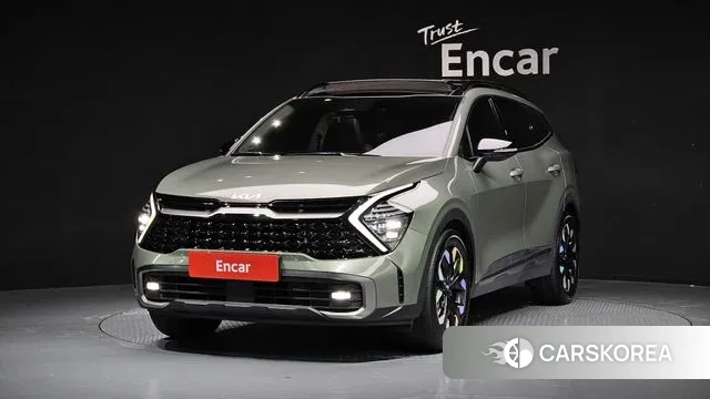 Kia Sportage 5th Generation 2022 Светло-зеленый из Кореи