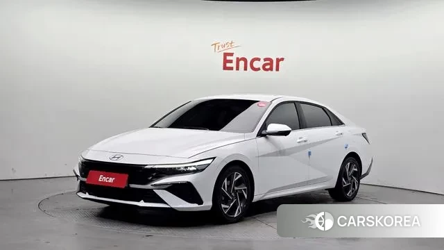 Hyundai The New Avante (CN7) 2023 Белый из Кореи