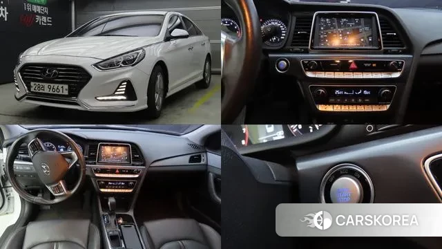 Hyundai Sonata New Rise 2018 Белый из Кореи