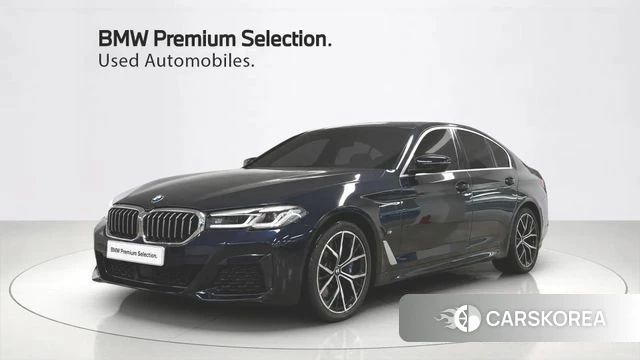 BMW 5 Series (G30) 2021 Черный из Кореи