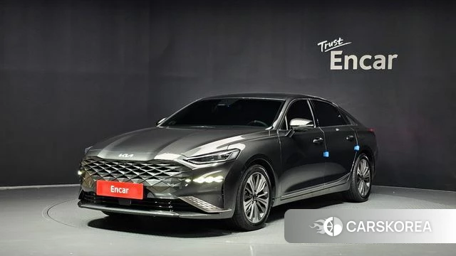 Kia K8 Hybrid 2022 Серый из Кореи