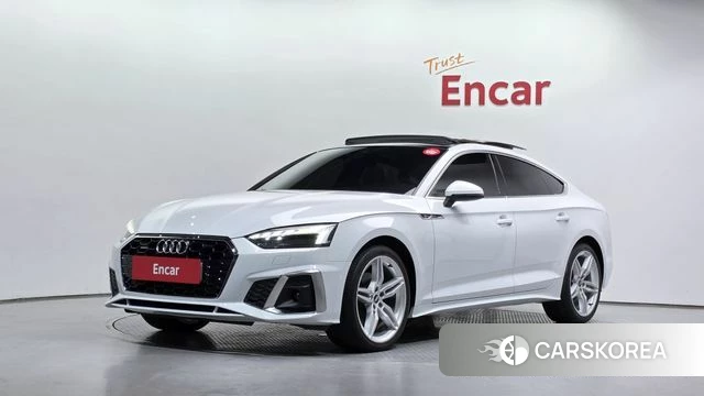 Audi A5 (F5) 2021 Белый из Кореи