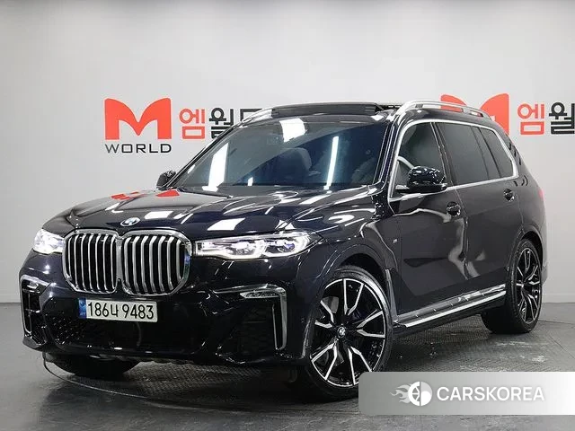 BMW X7 (G07) 2021 Синий из Кореи