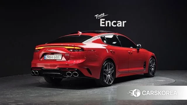 Kia Stinger Meister 2021 Красный из Кореи
