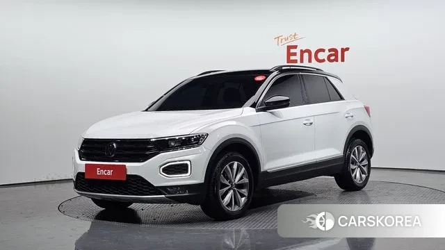 Volkswagen T-Roc 2022 Белый из Кореи