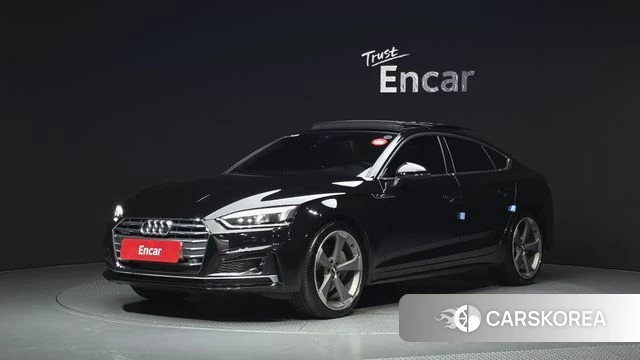 Audi A5 (F5) 2019 Черный из Кореи