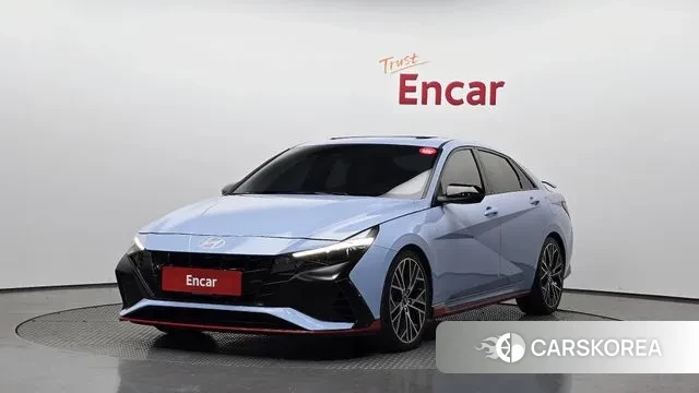Hyundai Avante (CN7) 2022 Небесно-голубой из Кореи