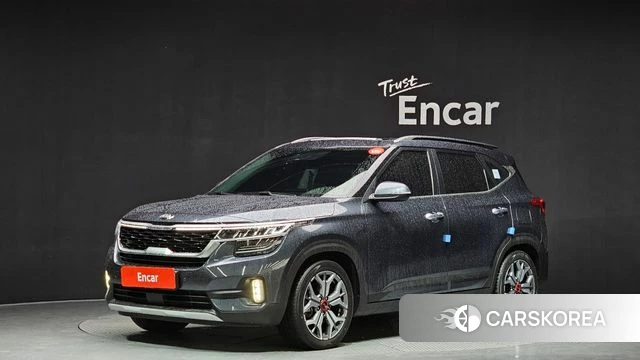 Kia Seltos 2021 Серый из Кореи
