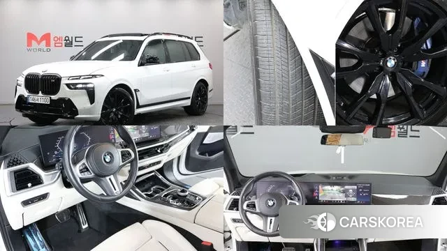 BMW X7 (G07) 2024 Белый из Кореи