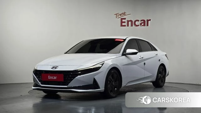 Hyundai Avante (CN7) 2021 Белый из Кореи