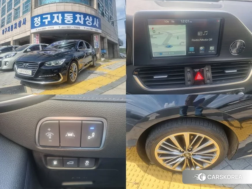 Hyundai Grandeur IG 2019 Черный из Кореи