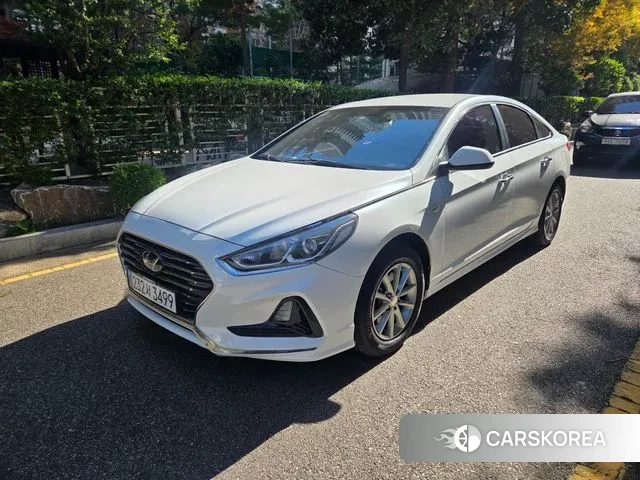 Hyundai Sonata New Rise Hybrid 2018 Белый из Кореи