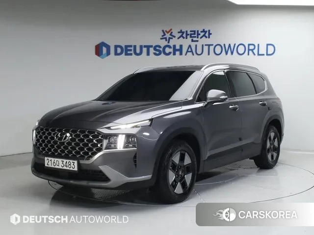 Hyundai The New Santa Fe 2023 Серый из Кореи