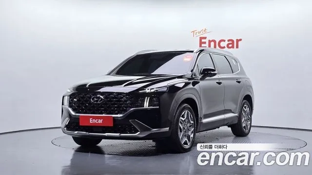 Hyundai The New Santa Fe 2023 Черный из Кореи