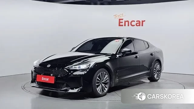 Kia Stinger 2018 Черный из Кореи