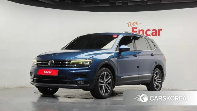 Volkswagen Tiguan Allspace 2020 Синий из Кореи