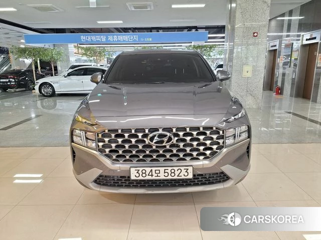 Hyundai The New Santa Fe 2022 Серый из Кореи