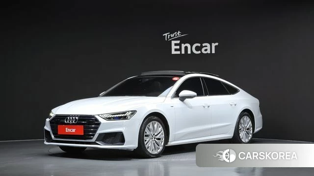 Audi A7 (4K) 2021 Белый из Кореи