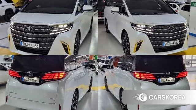 Toyota Alphard 4th Generation 2023 Белый из Кореи
