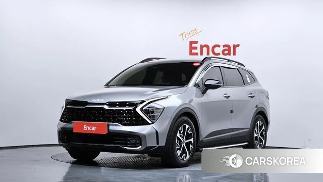Kia Sportage 5th Generation Hybrid 2023 Серый из Кореи