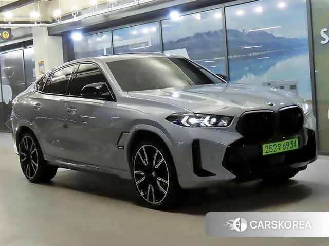 BMW X6 (G06) 2024 Серебристо-серый из Кореи