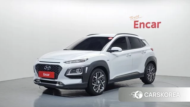 Hyundai Kona Hybrid 2019 Белый из Кореи
