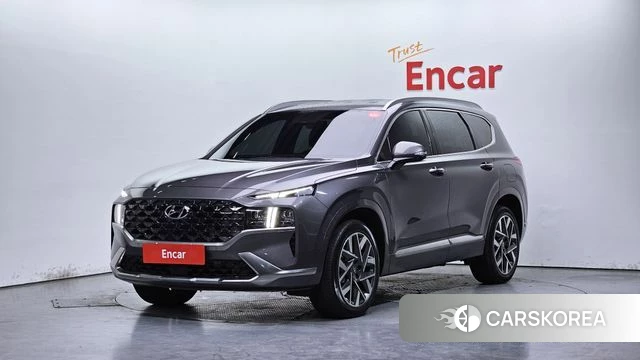 Hyundai The New Santa Fe 2023 Серый из Кореи