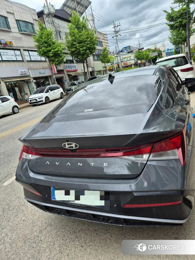 Hyundai The New Avante (CN7) 2024 Серый из Кореи