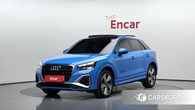 Audi Q2 2023 Синий из Кореи